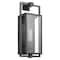 Nuvo Exhibit 1-Lgt Medium Wall Lantern - Matte Black / Clear Beveled Glass 60/7544 - alternate 1